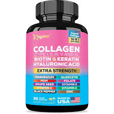 collagen biotin & keratin hyaluronic acid