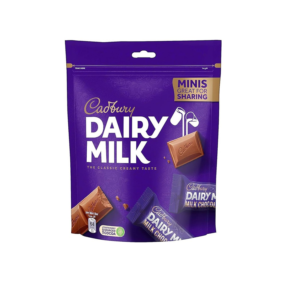 CADBURY dairy MILK family milk chocolate 1 serving = 24g