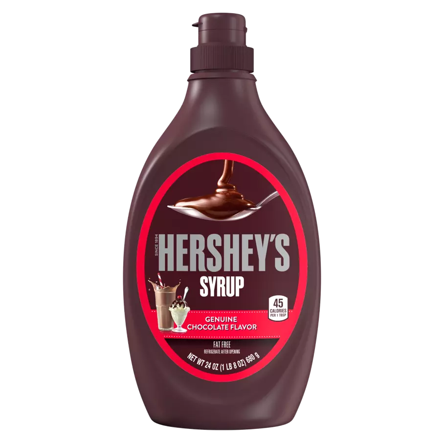 HERSHEY'S Chocolate Flavored Syrup | Delicious Chocolate Flavor | 680 gm Bottle, Liquid