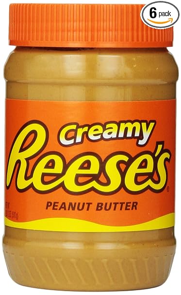 REESE'S Creamy Peanut Butter, Kosher Peanut Spread, 510g