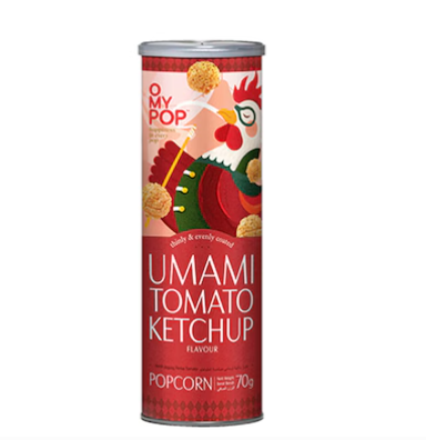 O MY POP UMAMI TOMATO KETCHUP POPCORN 70g