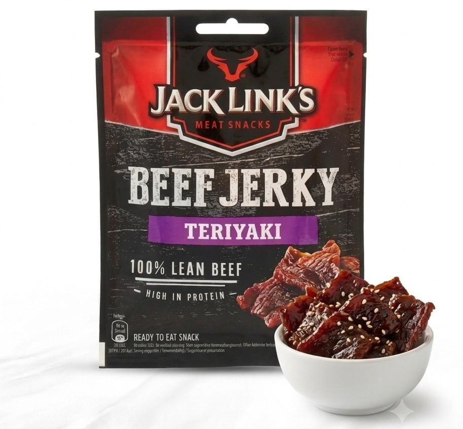KACKS LINKS BEEF KERKY (TERIYAKI)
