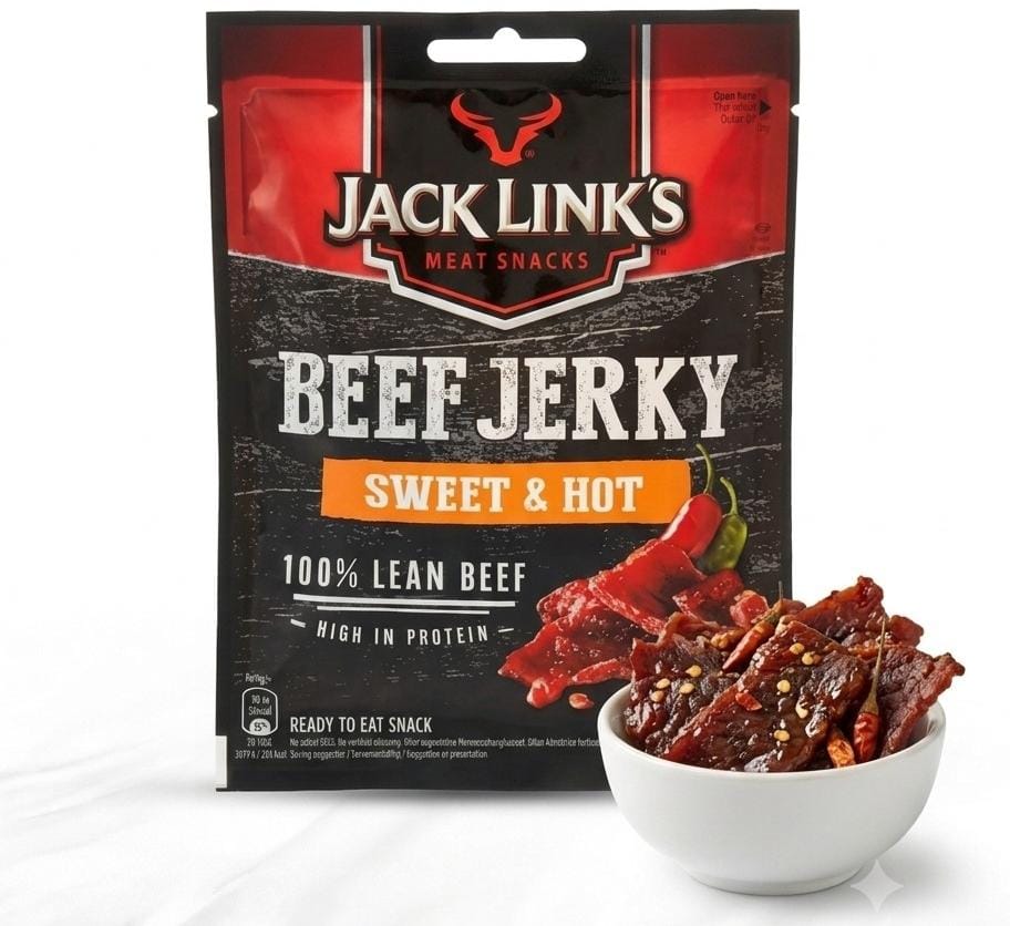 JACK LINKS BEEF JERKY (SWEET & HOT)