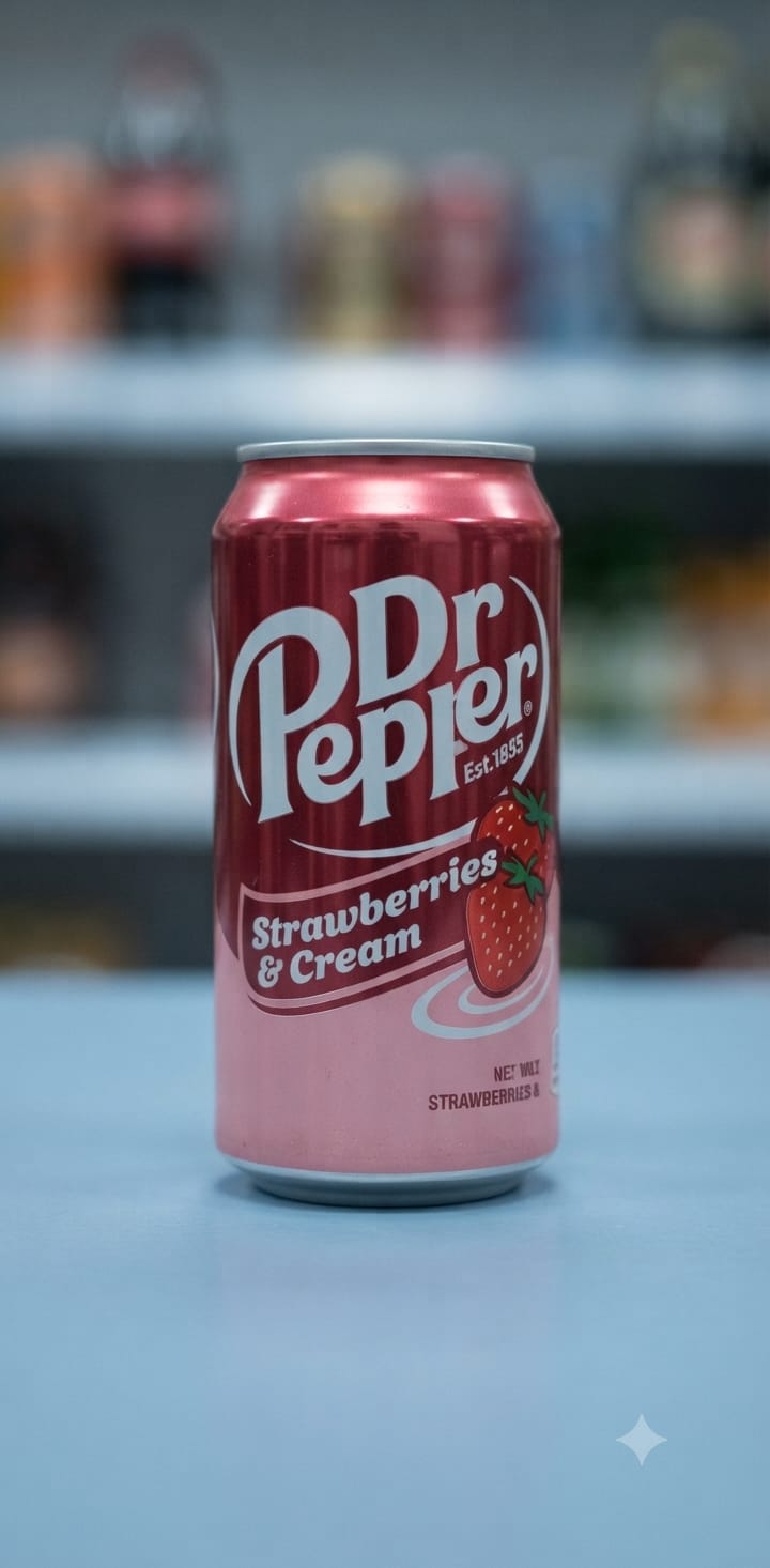 Dr Pepper strawberries & cream