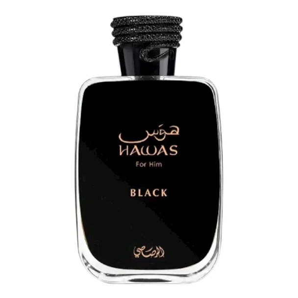 Hawas Black by Rasasi for Men - 3.38 oz EDP Spray